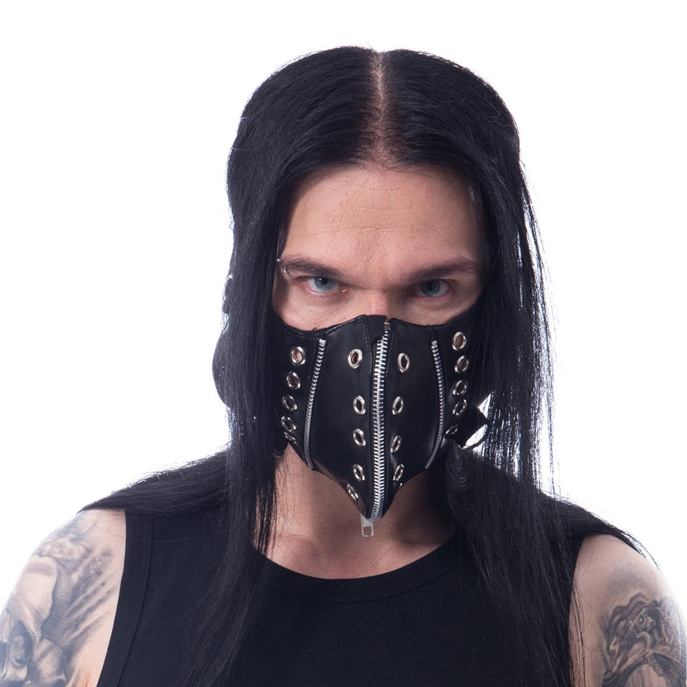 Poizen Industries - ANARCHY Maske - Gesichtsmaske - Schwarz